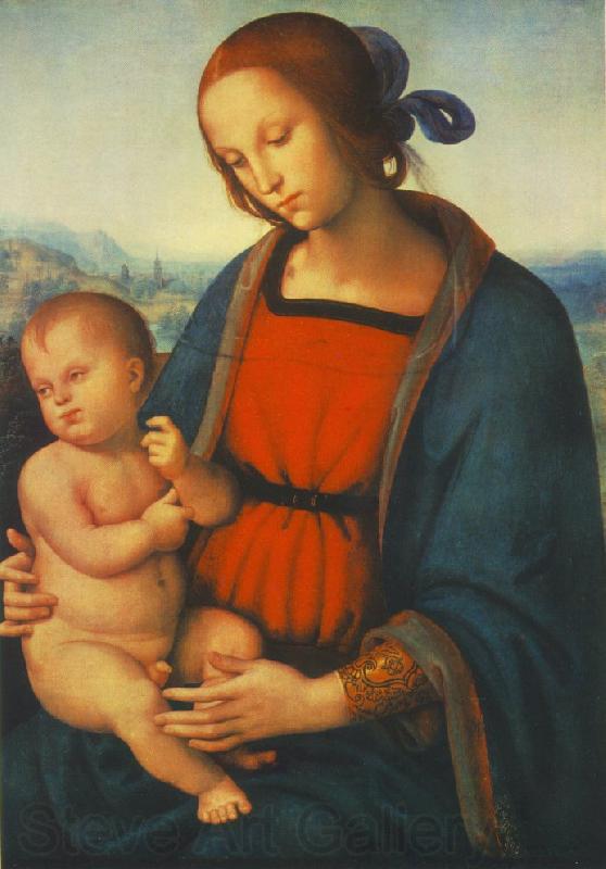 PERUGINO, Pietro Madonna with Child af Spain oil painting art